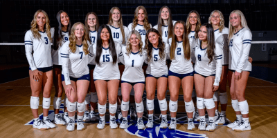 Jugadoras de Heartland Community College posando.